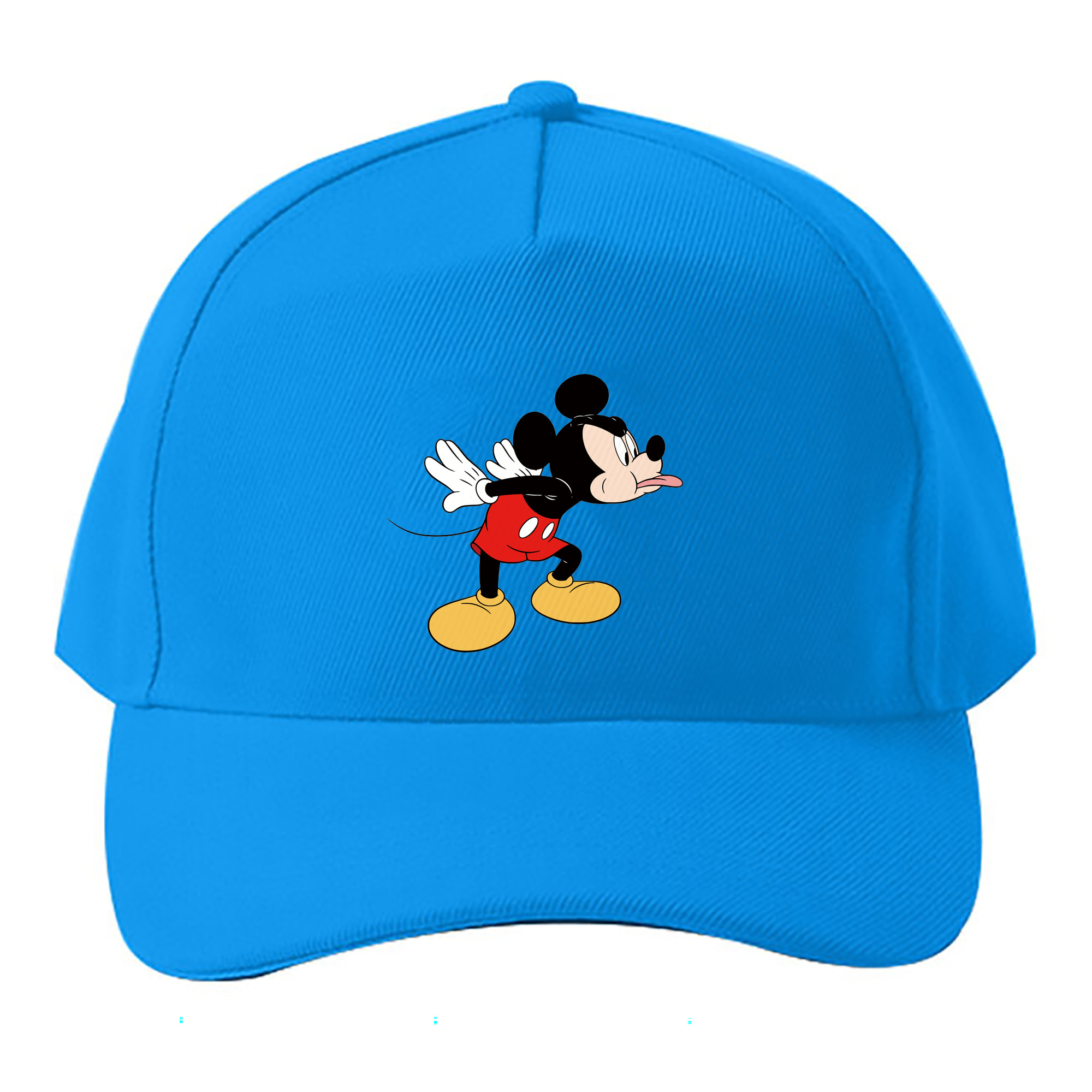 （画像用） ミッキーマウス Mickey Mouse ベースボールキャップ 綿100％ 男女兼用 帽子 スポーツ